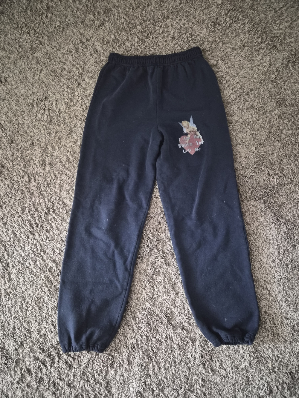 Boys Lie Navy Sweatpants, Size Small